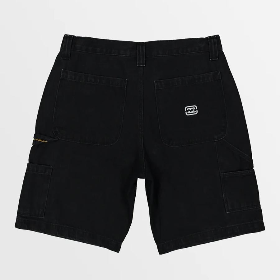 BAD DOG WORKWEAR SHORT WASHED BLACK
