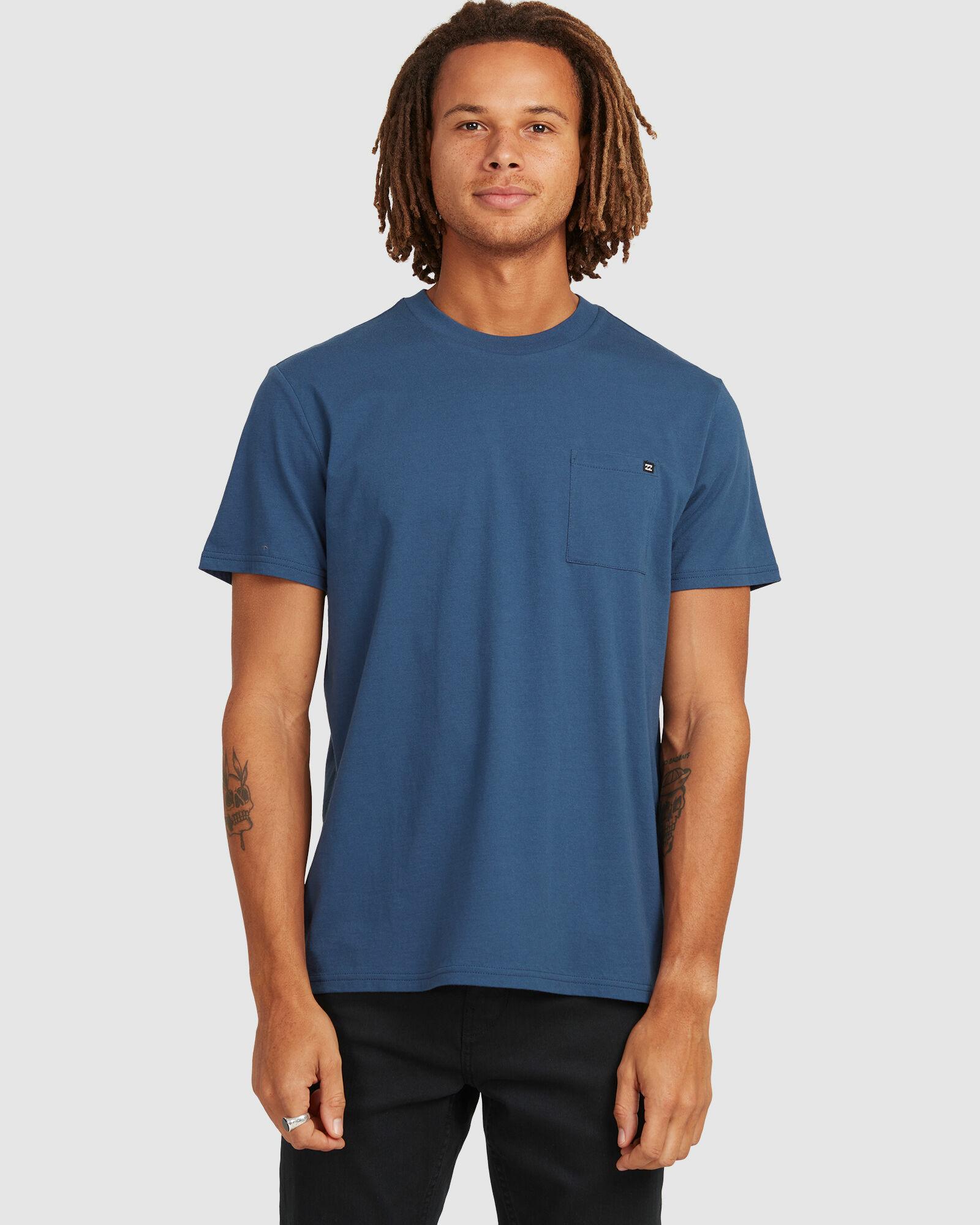 PREMIUM POCKET SS DENIM BLUE