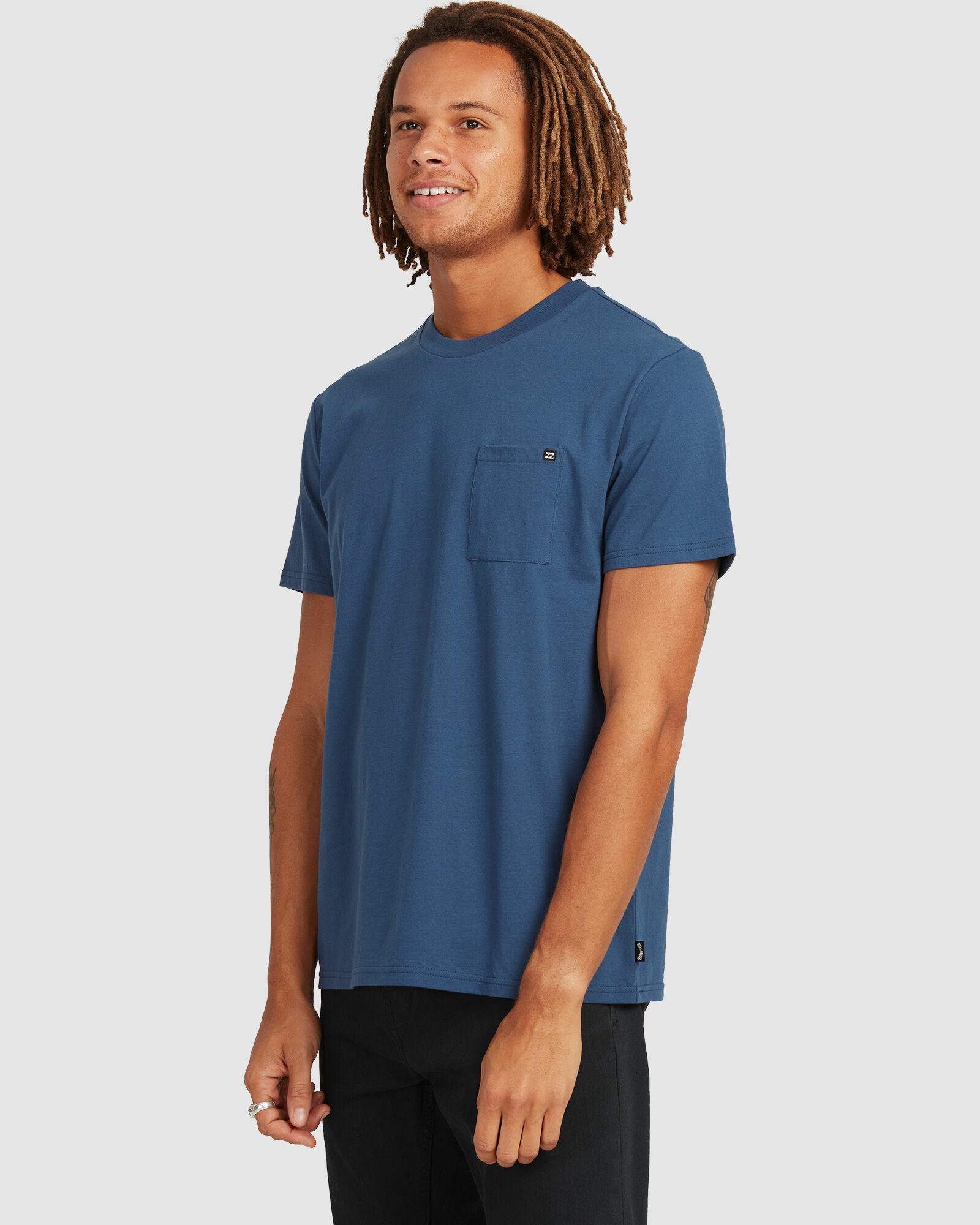 PREMIUM POCKET SS DENIM BLUE