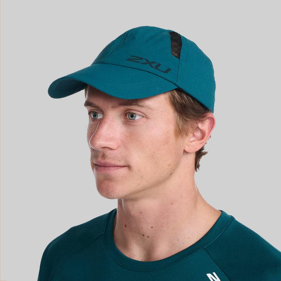 RUN CAP DEEP JADE/BLACK