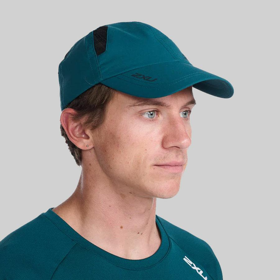 RUN CAP DEEP JADE/BLACK