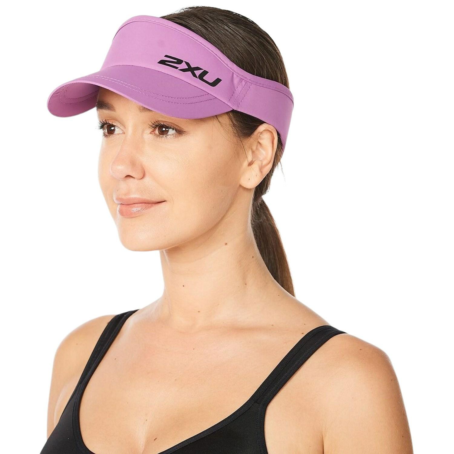 RUN VISOR ORCHIDMIST/BLACK