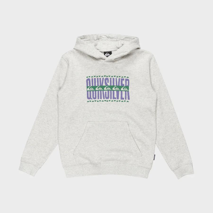 GRAPHIC HOODIE YOUTH WHITE MARBLE HEATHER