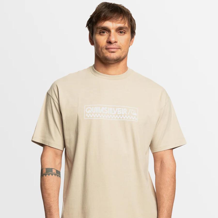 BUBBLE CHECK SS PLAZA TAUPE