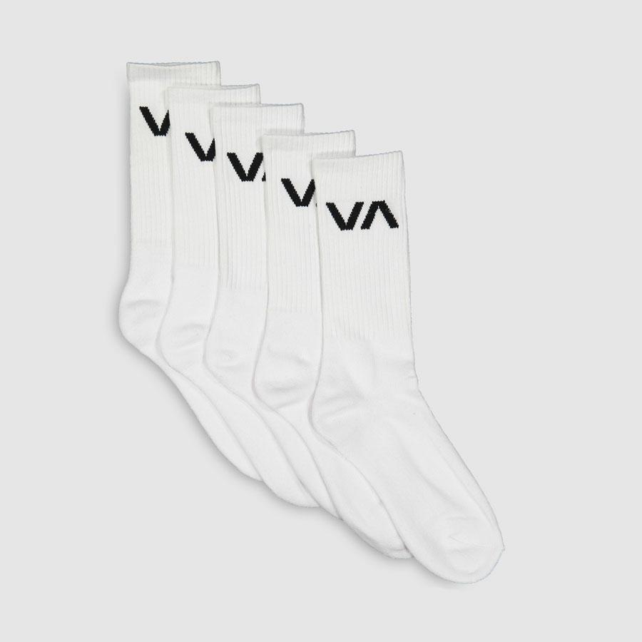 VA SPORT SOCK 5 PACK WHITE