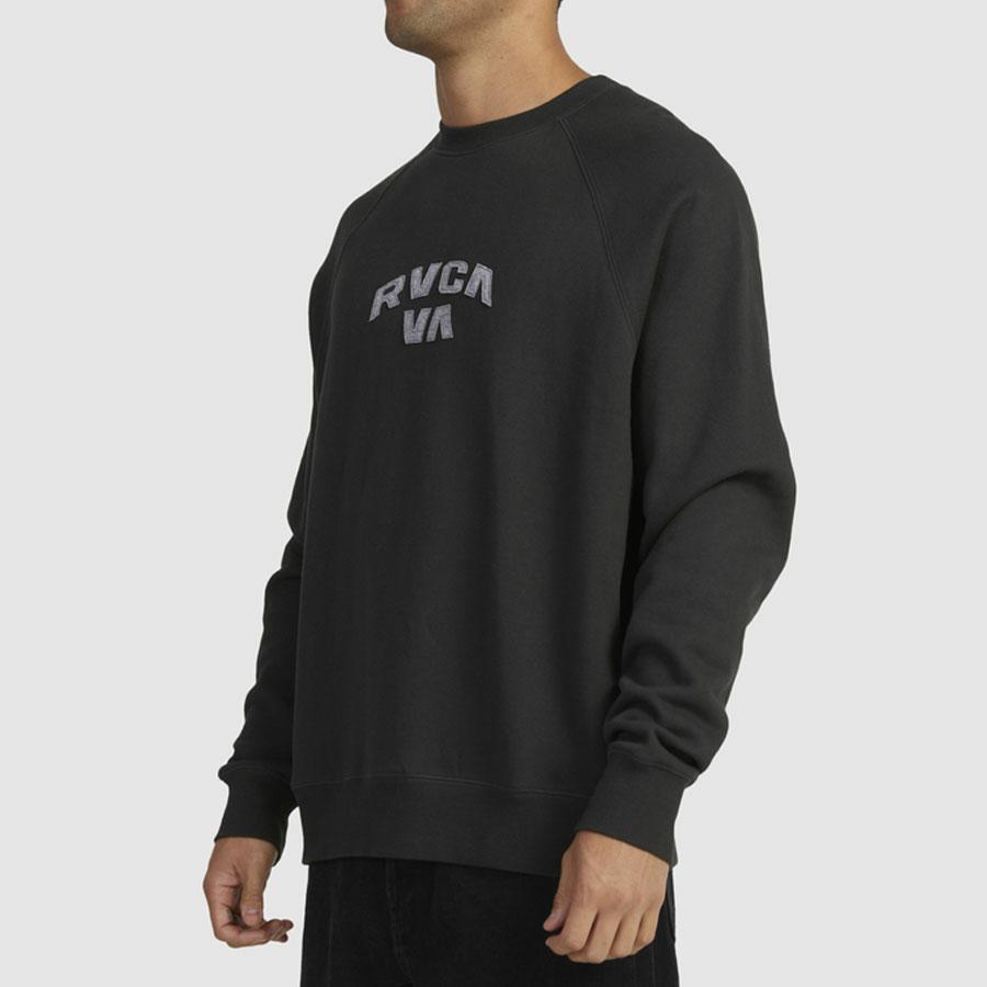 STRANGE TIMES RAGLAN CRE PIRATE BLACK