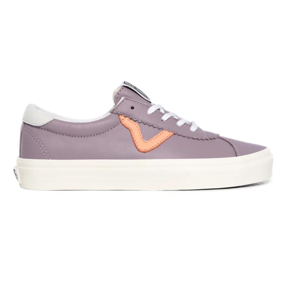 VANS SPORT (SOFT LEATHER) NIRVANA/SNOW WHITE