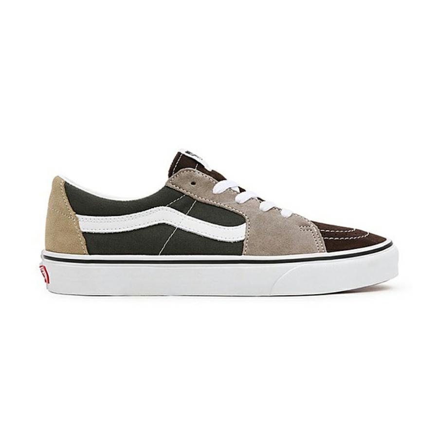 SK8-LOW (COLOR BLOCK) DEMITASSE/TRUE WHITE
