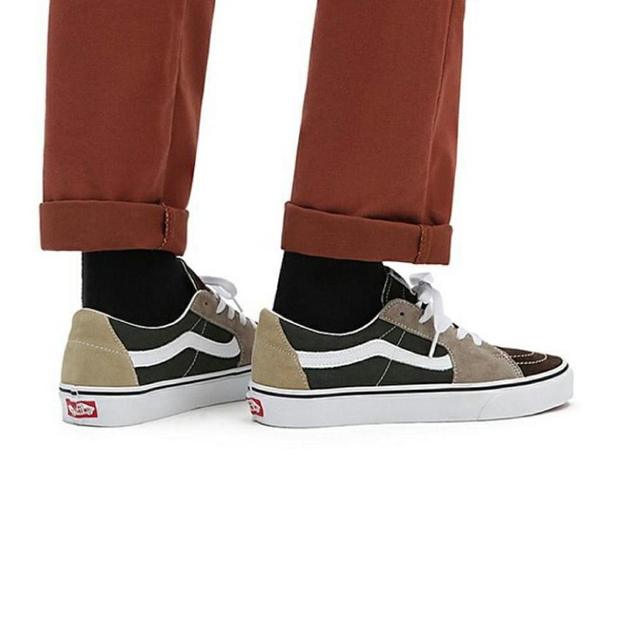 SK8-LOW (COLOR BLOCK) DEMITASSE/TRUE WHITE