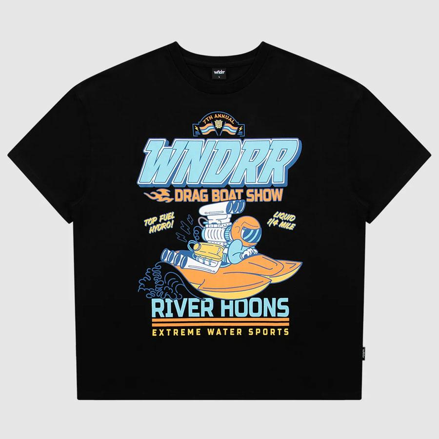 RIVER HOONS BOX FIT TEE BLACK