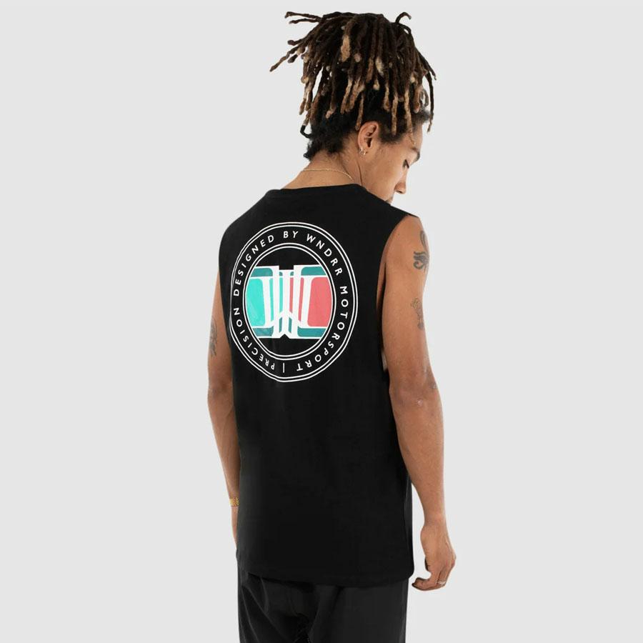 GRAN SPORT MUSCLE TOP BLACK
