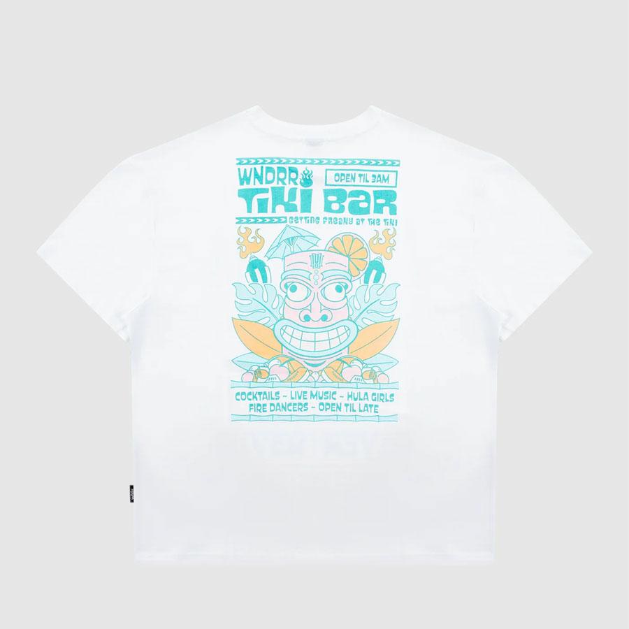 TIKI BAR BOX FIT TEE WHITE