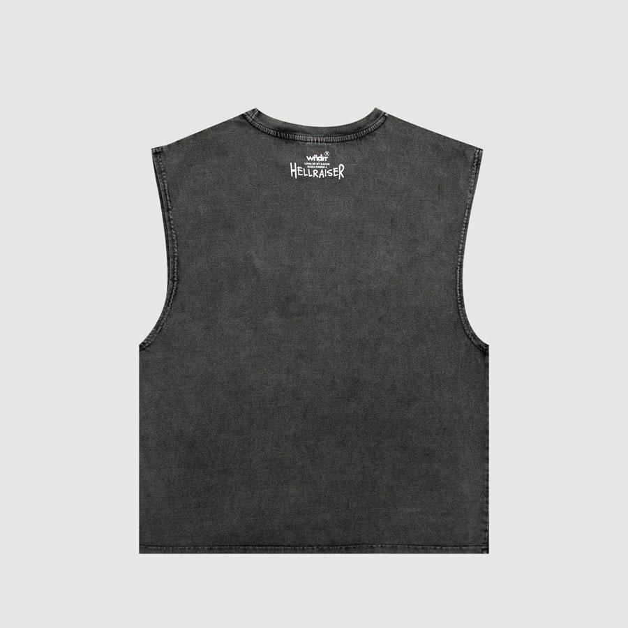 HELLRAISER VINTAGE MUSCLE WASHED BLACK