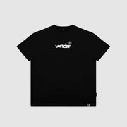 ACCENT BOX FIT TEE BLACK