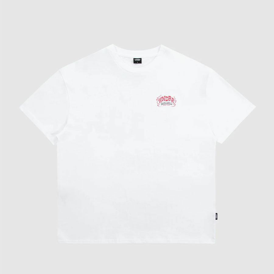 BAR & GRILL BOX FIT TEE WHITE