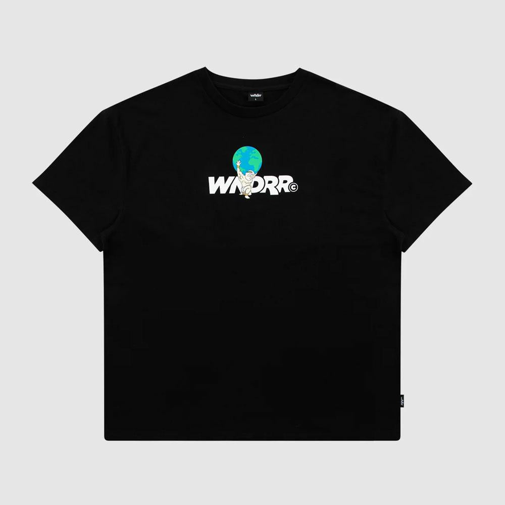ATLAS BOX FIT TEE BLACK