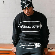 ROTHMAN CREW SWEAT BLACK