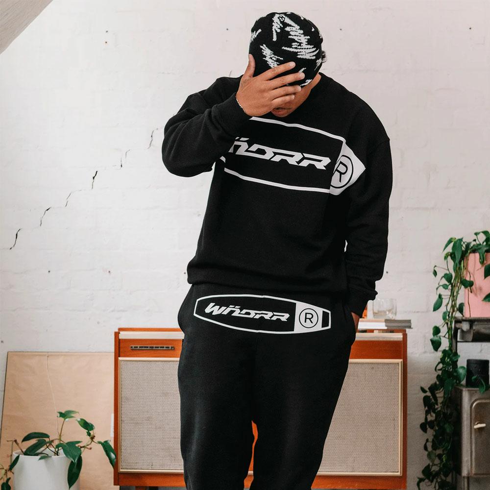 ROTHMAN CREW SWEAT BLACK