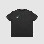 OBSCURE BOX FIT TEE FADED BLACK