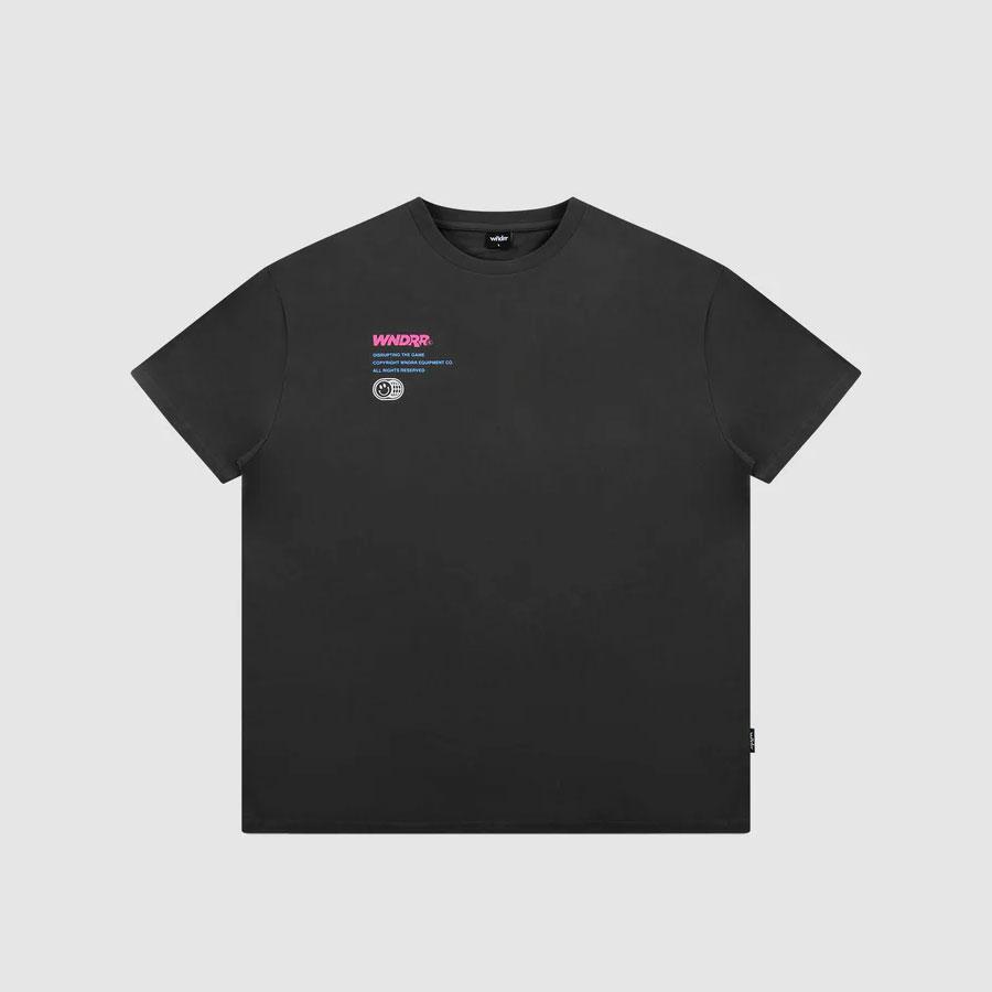 OBSCURE BOX FIT TEE FADED BLACK