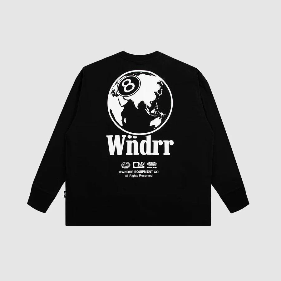 8 BALL L/S TEE BLACK