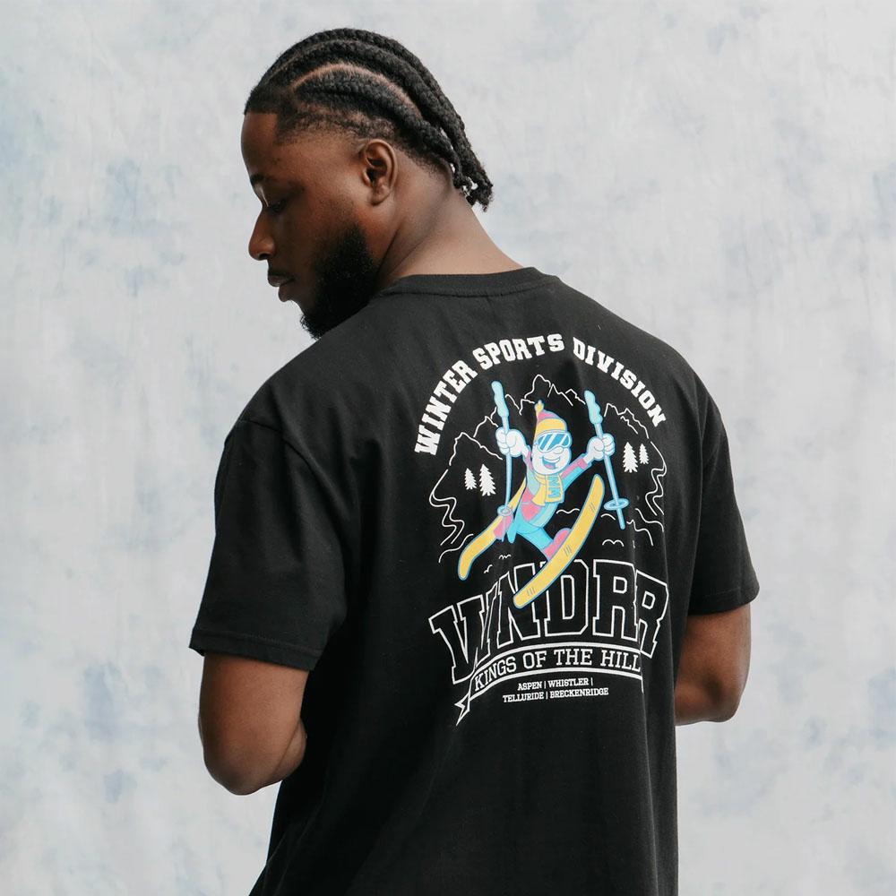 WINTER SPORTS BOX FIT TEE BLACK