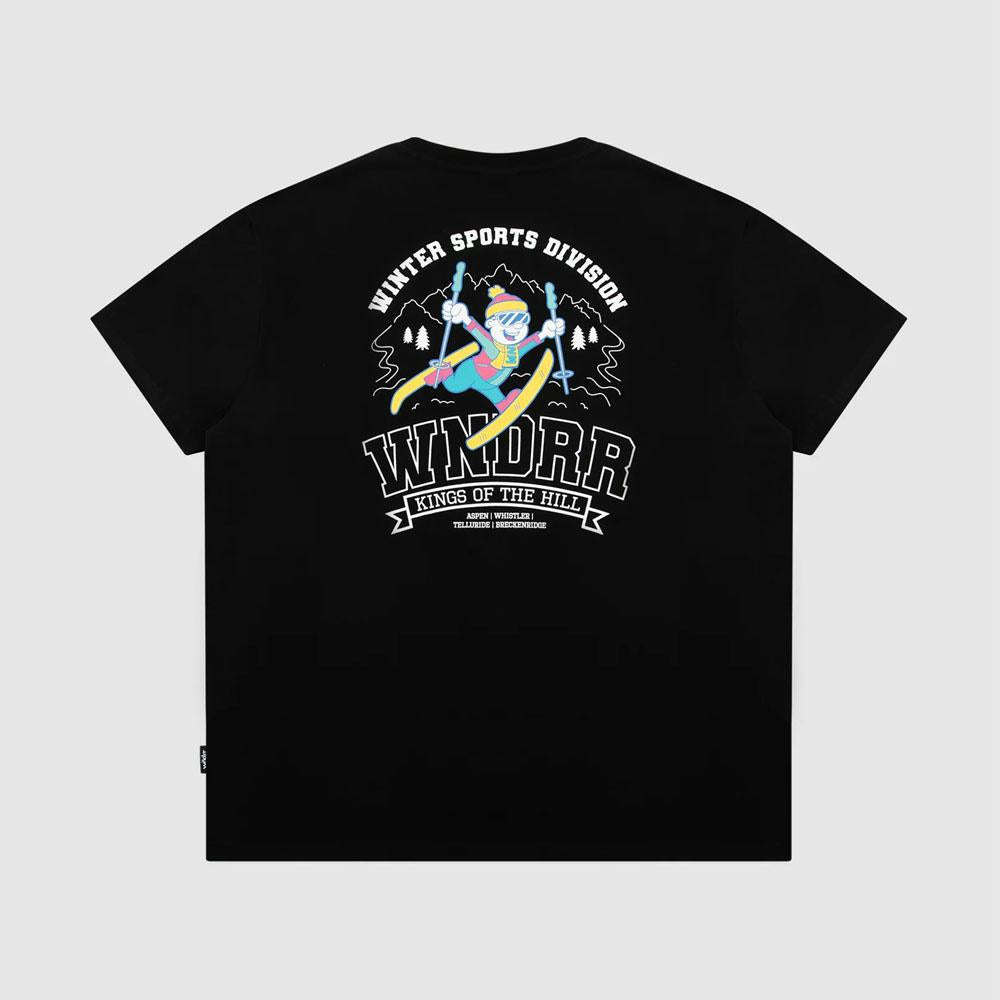 WINTER SPORTS BOX FIT TEE BLACK