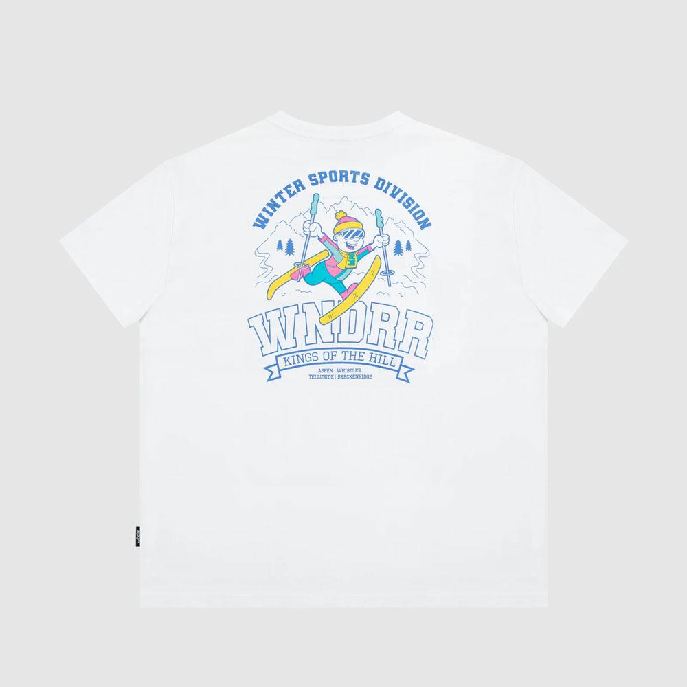 WINTER SPORTS BOX FIT TEE WHITE