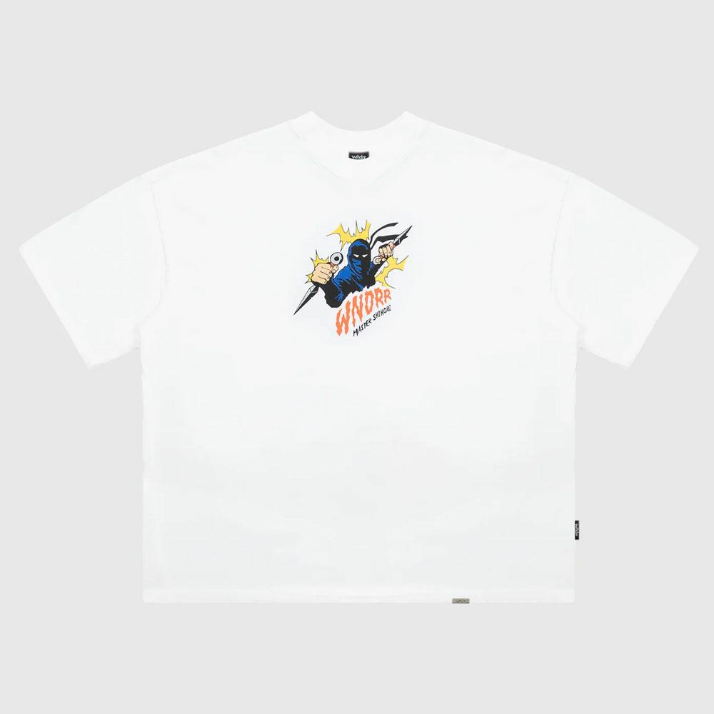 SHINOBI HEAVY WEIGHT TEE WHITE