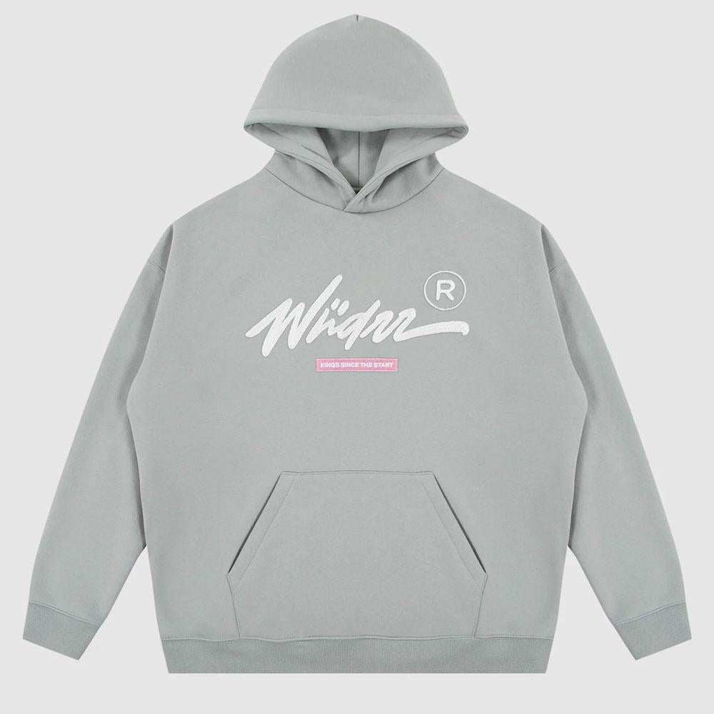 CHAIN HOOD SWEAT CEMENT GREY