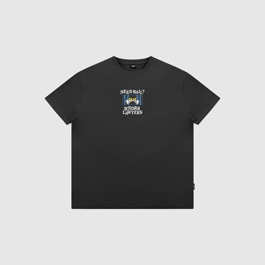 BAIL BOX FIT TEE FADED BLACK