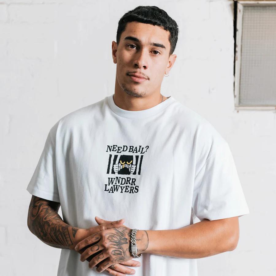 BAIL BOX FIT TEE WHITE