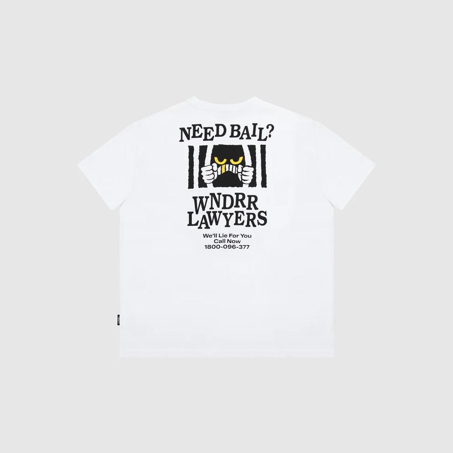 BAIL BOX FIT TEE WHITE