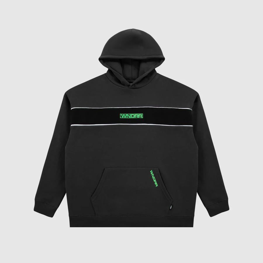 PATRON PANEL HOOD SWEAT FADED BLACK