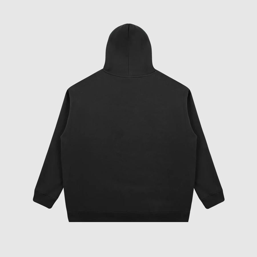 PATRON PANEL HOOD SWEAT FADED BLACK