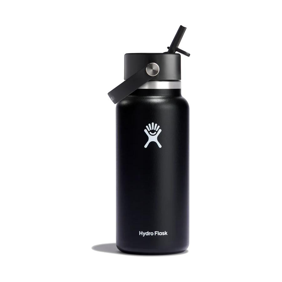 32OZ WIDE FLEX STRAW CAP BLACK
