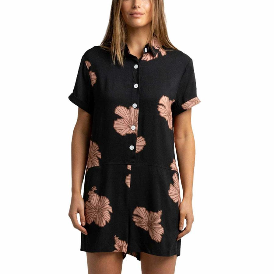 BUNGALOW PLAYSUIT BLACK