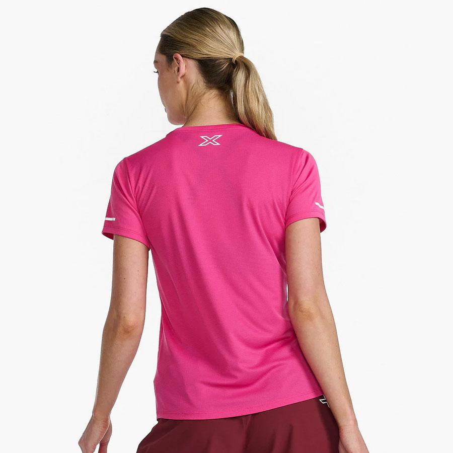 AERO TEE FUCHSIA/WHITE REFLEC