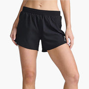 AERO 5 INCH SHORTS BLACK/SILVER REFLECT