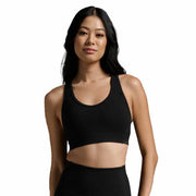 MOTION RACERBACK BRA BLACK/BLACK