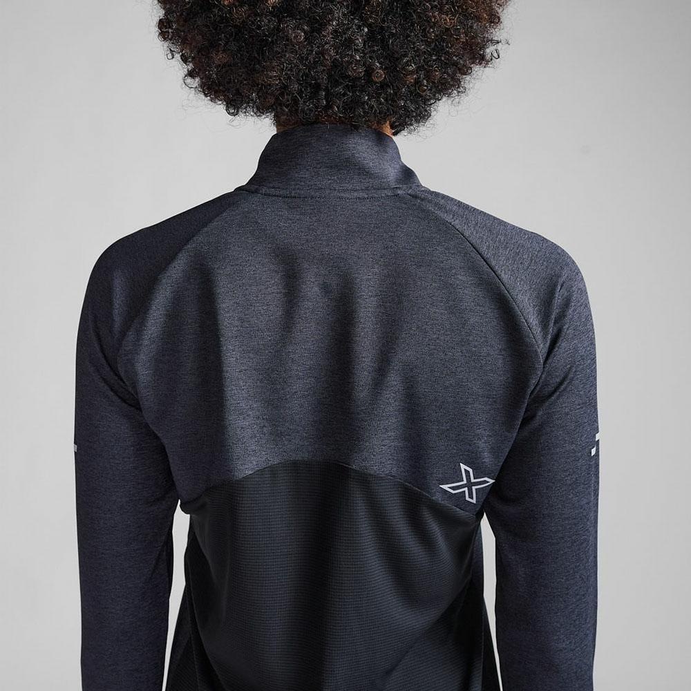 AERO 1/2 ZIP BLACK/SILVER REFLECT