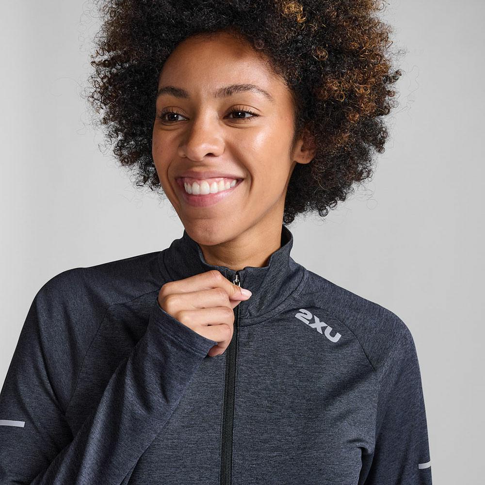 AERO 1/2 ZIP BLACK/SILVER REFLECT