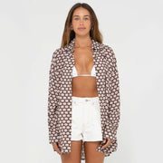 SORRENTO OVERSIZED LONG S TUSCAN BROWN