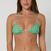 MARBELLA SLIDE TRI TOP PEPPERMINT