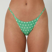 MARBELLA TAB SIDE PANT PEPPERMINT