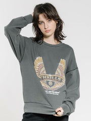 WINGS OF STEEL SLOUCH CRE MERCH BLACK