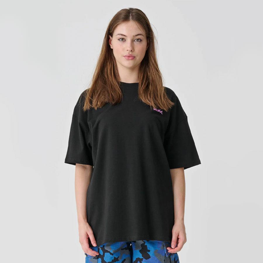 EARTH & MILLS RELAXED TEE BLACK