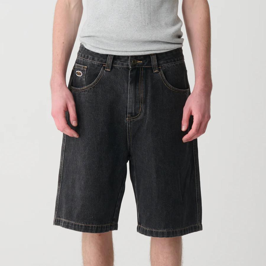 BULL DENIM 91 SHORT WASHED BLACK