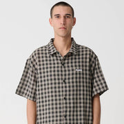 91 OXFORD SS SHIRT TAN/BLACK