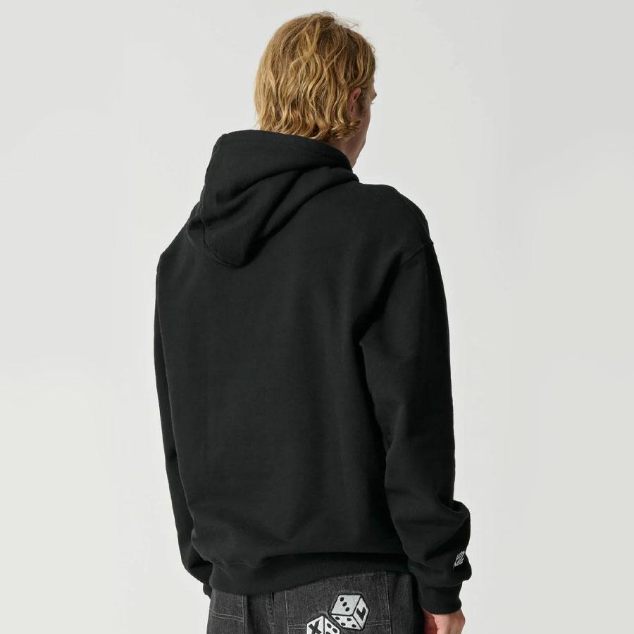 XL DICE HOOD PIGMENT BLACK